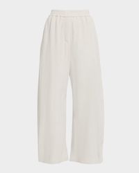 Barrel-Leg Pull-On Trousers