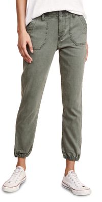 PAIGE Mayslie Joggers Vintage Ivy Green 29