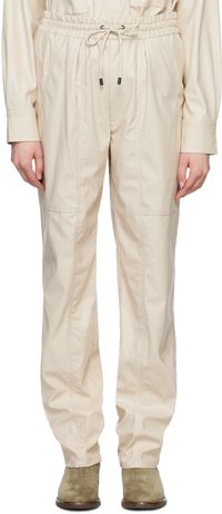 Isabel Marant Etoile Pantalon Brina blanc cassé