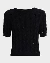 The Sequin Gathered Sweater