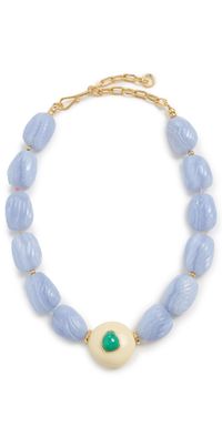 Lizzie Fortunato Andalusia Collar Blue One Size