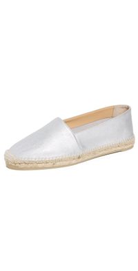 Castañer Kenda Flat Espadrilles Metalizada Plata 35