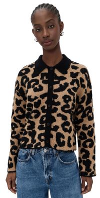 LE JEAN Wren Cardigan Leopard S