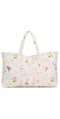 LoveShackFancy Cyndi Tote Lemon Zest One Size