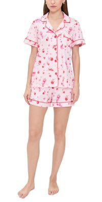 BedHead PJs Giddy Up Galentine Short Pajama Set Giddy Up Galentine S