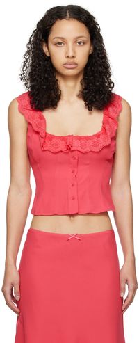 GUIZIO Haut Paloma rose