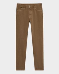 Men's Denim Straight-Fit Five-Pocket Pants