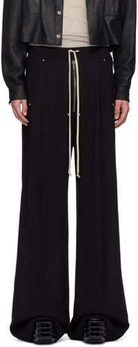 Rick Owens Pantalon ample noir à glissière Bela - Porterville