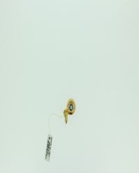 22KY GOUTTE BLUE SAPP PENDAN