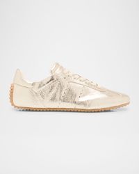 Cass Vegan Metallic Trainer Sneakers
