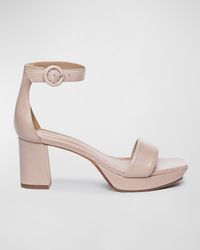Carla Leather Ankle-Strap Sandals