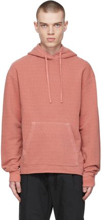 John Elliott Orange Cotton Hoodie