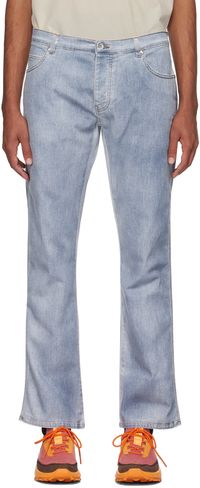 RANRA Indigo Mokollur Jeans