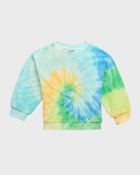 Boy's Dear Embroidered Tie-Dye Sweatshirt, Size 6M-4