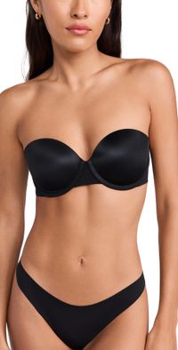 SPANX SPANXsmooth Suit Your Fancy Strapless Bra Very Black 32B