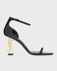Opyum Patent YSL Ankle-Strap Sandals