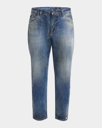 Men's Distressed Denim Jeans