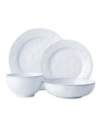 Quotidien 4pc Place Setting - White Truffle