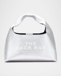 The Metallic Leather Mini Sack Bag