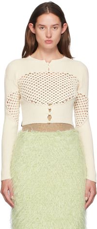 Isa Boulder Off-White Amanda Crop Top