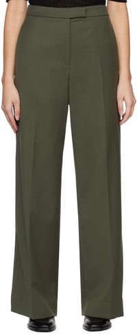 Blossom Khaki Flap Trousers
