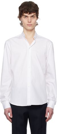 WOOYOUNGMI White Band Collar Shirt