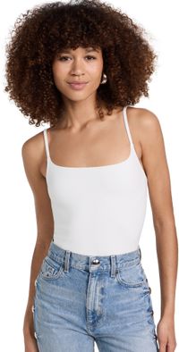 Commando Neoprene Cami Thong Bodysuit Black XS