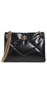 Tory Burch Kira Diamond Quilt Small Shoulder Bag Black One Size