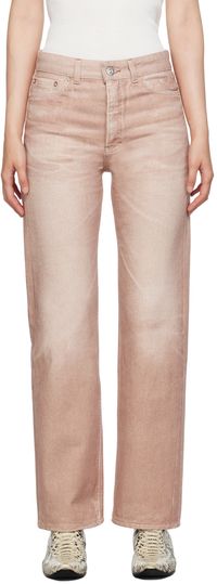 Our Legacy Pink Linear Cut Jeans