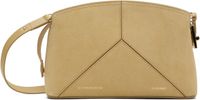 Victoria Beckham Beige 'Victoria' Crossbody Bag