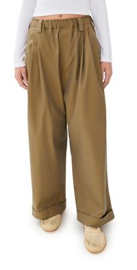 Meryll Rogge Drawstring Chino Pants Sand L