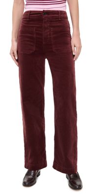 ASKK NY Sailor Velvet Pants Black Cherry 29