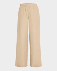 Riverside Wide-Leg Organic Cotton Poplin Pants