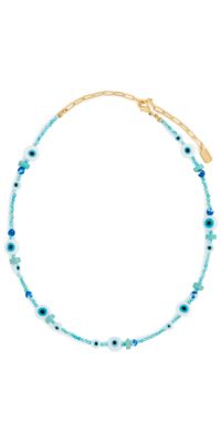 Elizabeth Cole Arceli Necklace Blue One Size