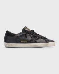 Men's Super-Star Tonal Leather Low-Top Sneakers