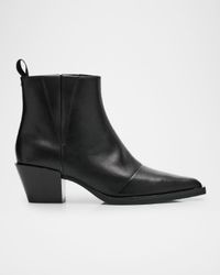 Dart Leather Chelsea Ankle Booties