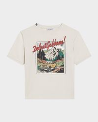 Boy's Postcard Graphic-Print Short-Sleeve T-Shirt, Size 4-6
