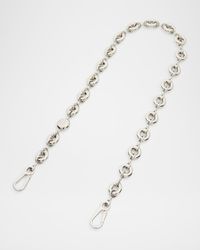 Donut Chain Shoulder Strap in Stainless Steel