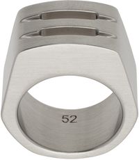 Rick Owens Silver Grill Ring