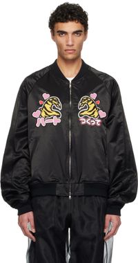 doublet Black Tiger Fan-Service Souvenir Bomber Jacket