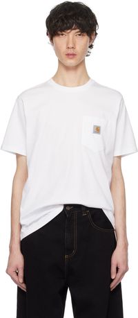 Carhartt Work In Progress White Pocket T-shirt