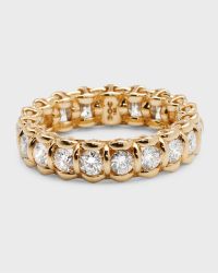 Infinite II 3mm Diamond Eternity Band in Yellow Gold