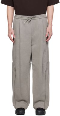 Juun.J Gray Drawstring Sweatpants
