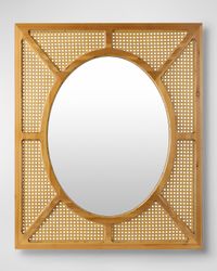 Kiara Rattan Rectangular Mirror
