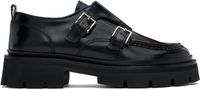 AMI Paris Black Anatomical Monkstraps