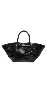 DeMellier Midi New York Bag Black Croc One Size