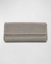 Pyramid Envelope Mesh Clutch Bag