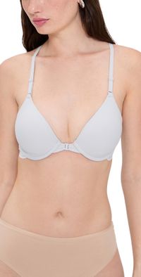 Natori Natori Lush Front Close Contour Underwire Bra Mink/Ivory 32A