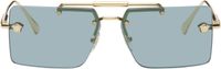 Versace Gold Medusa Glam Sunglasses
