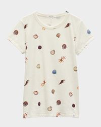 Short-Sleeve Allover Seashell Tee